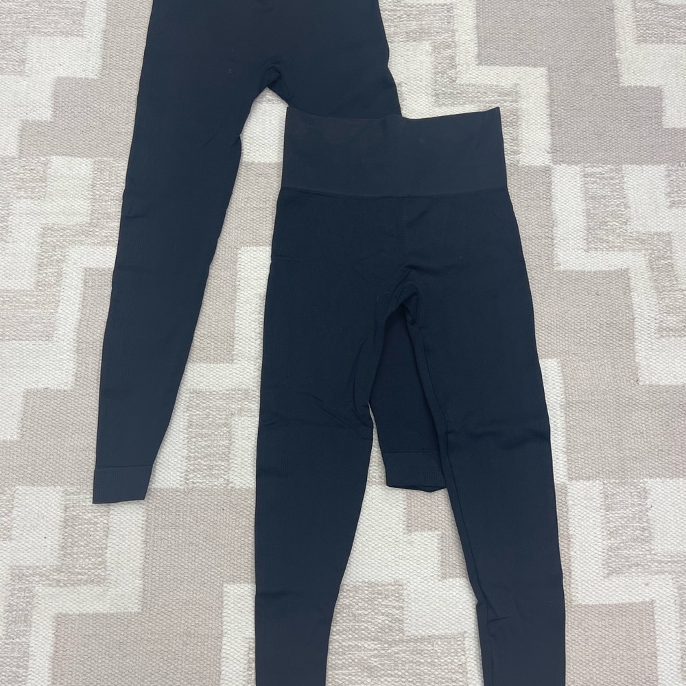 SET Active Black High-Waist Leggings for Versatile Style